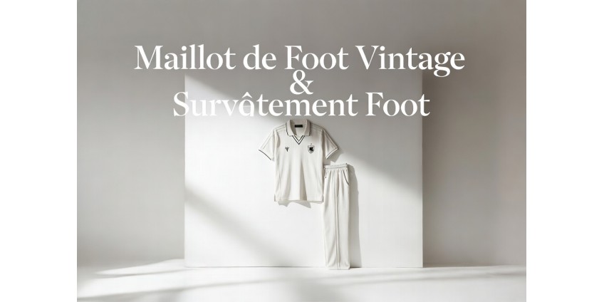 Maillot de foot vintage et survêtement foot : tenues complètes pour homme