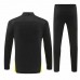 BVB Borussia Dortmund Mens Black Training Technical Football Tracksuit 2024-25