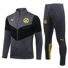 BVB Borussia Dortmund Grey Training Presentation Football Tracksuit 2021-22