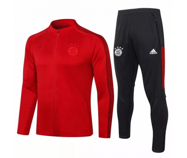 Bayern Munich Training Presentation Football Tracksuit 2020 Red