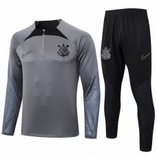 Corinthians Grey Training Technical Football Tracksuit 2024-25