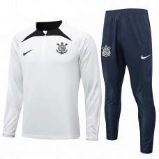 Corinthians White Training Technical Football Tracksuit 2024-25