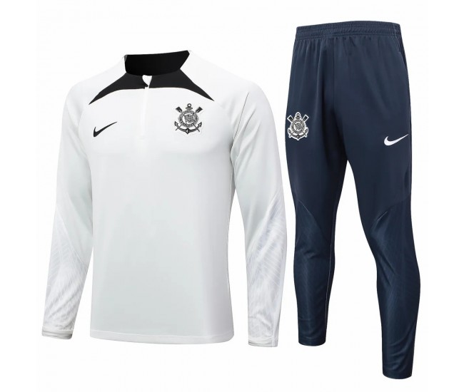Corinthians White Training Technical Football Tracksuit 2024-25