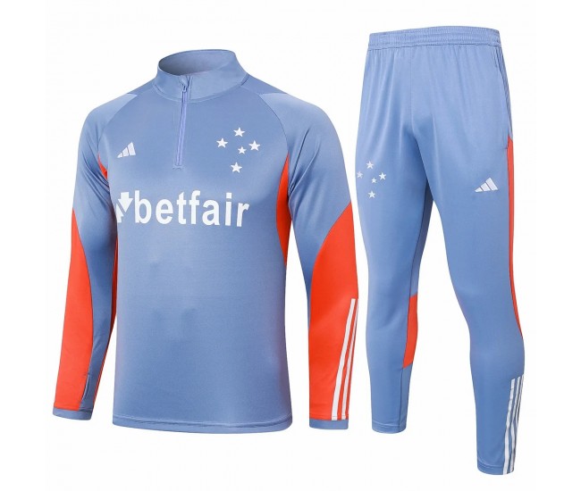 Cruzeiro Blue Training Technical Football Tracksuit 2024-25