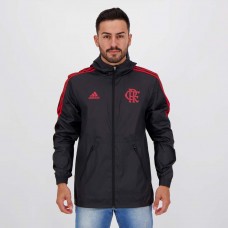Flamengo Black Windbreaker Football Jacket