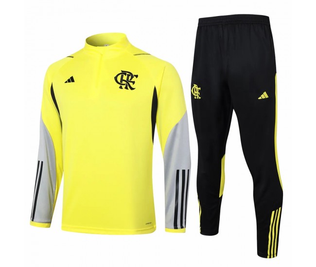 CR Flamengo Yellow Training Technical Football Tracksuit 2024-25