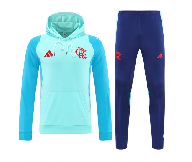 CR Flamengo Men's Training Hooded Sweat Football Tracksuit 2024-25