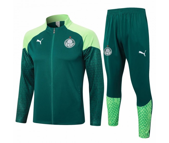 Palmeiras Green Training Presentation Football Tracksuit 2024-25