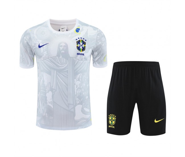 Brazil Adult Pre Match Football Kit 2025-26
