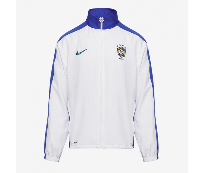 Brazil Mens Re-issue Track Football Jacket 2024-25