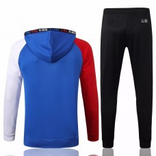 Jordan X Psg Football Casual Fleece Presentation Tracksuit 2020 Blue