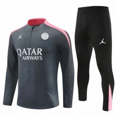 PSG Jordan Grey Training Technical Football Tracksuit 2024-25