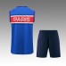 Paris Saint-Germain Mens Pre Match Blue Sleeveless Training Kit 2026-27