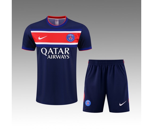 Paris Saint-Germain Mens Pre Match Navy Training Football Kit 2026-27