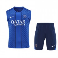 Paris Saint-Germain Mens Pre Match Sleeveless Training Kit 2025-26