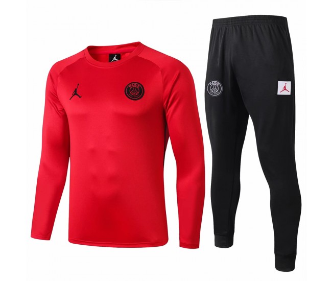 Paris Saint Germain Red Training Football Tracksuit 2019 ...