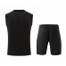 Paris Saint Germain Strike Black Sleeveless Training Football Kit 2026-27