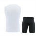 Paris Saint Germain Strike White Sleeveless Training Football Kit 2026-27