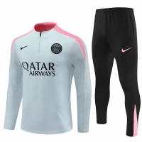 PSG Grey Training Technical Football Tracksuit 2024-25