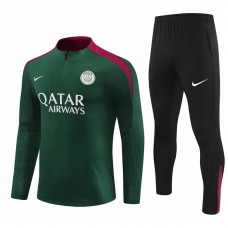 PSG Green Training Technical Football Tracksuit 2024-25
