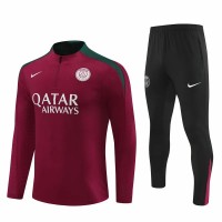 PSG Red Training Technical Football Tracksuit 2024-25