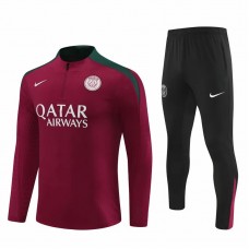 PSG Red Training Technical Football Tracksuit 2024-25