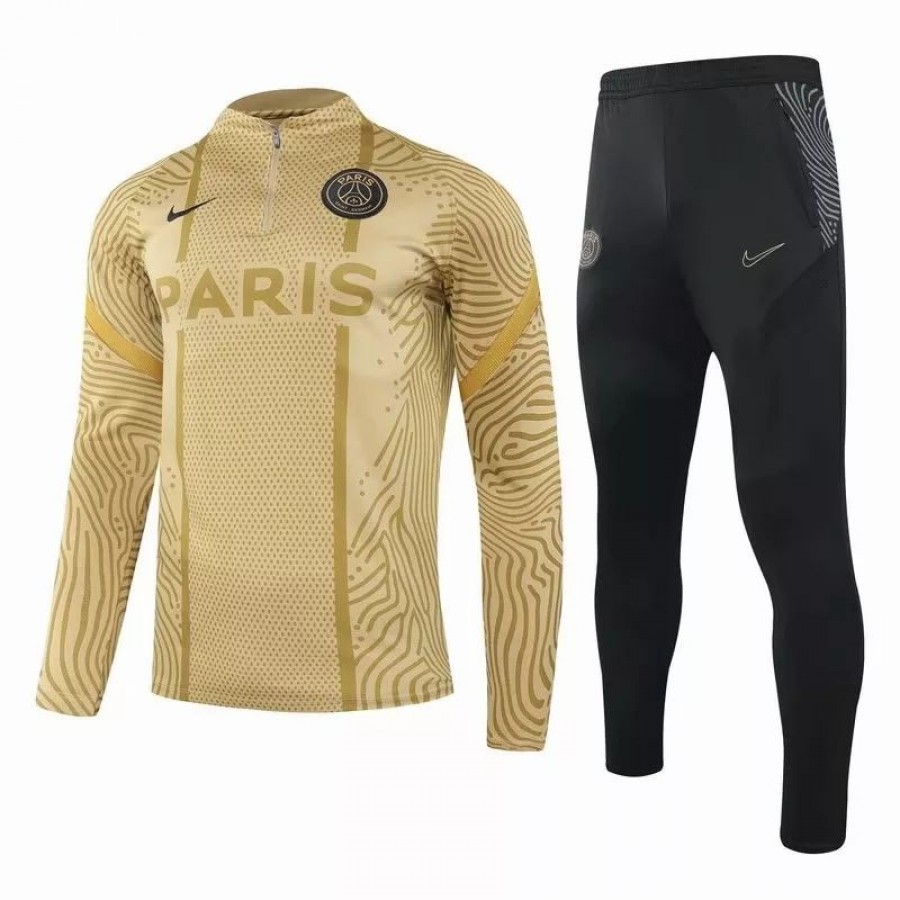 PSG Training Technical Soccer Tracksuit Suit 50th Anniversary Gold 2020
