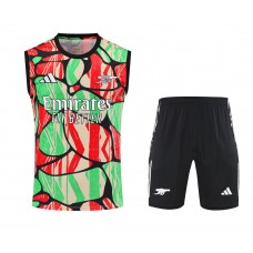Arsenal Adult Warm Up Sleeveless Football Kit 2024-25