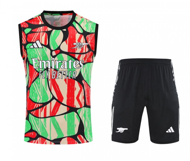 Arsenal Adult Warm Up Sleeveless Football Kit 2024-25