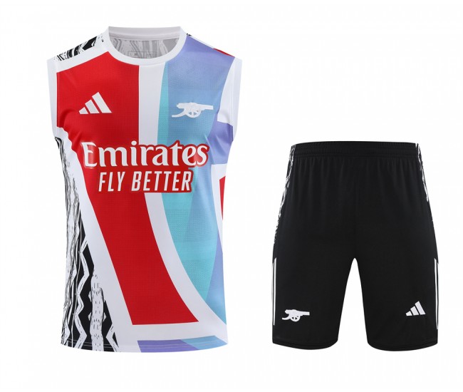 Arsenal Adult Pre Match Sleeveless Football Kit 2024-25