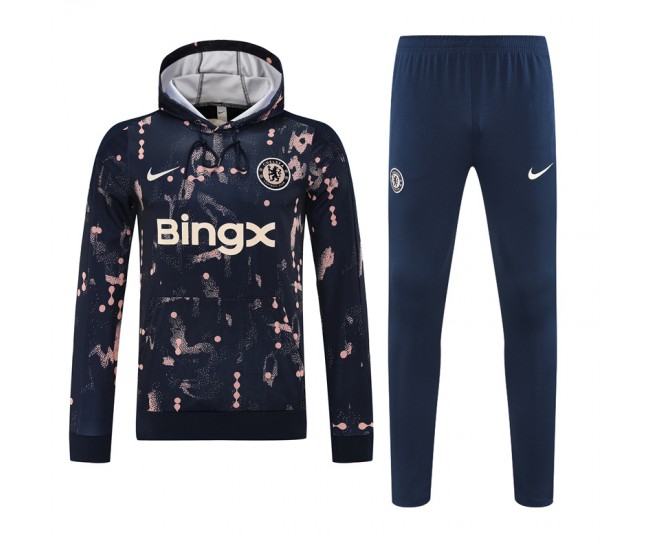 Chelsea FC Adult Academy Pro Se Training Hooded Sweat Football Tracksuit 2025-26