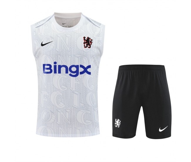 Chelsea Adult Pre Match Sleeveless Football Kit 2025-26 