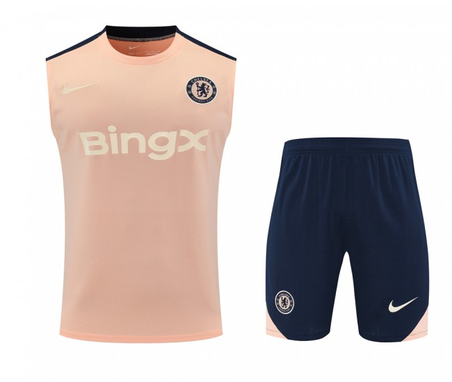 Chelsea Adult Strike Training Sleeveless Football Kit 2025-26