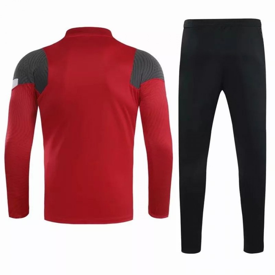 Liverpool FC Red Training Technical Soccer Tracksuit 2020 2021 | Footballtracksuit.com