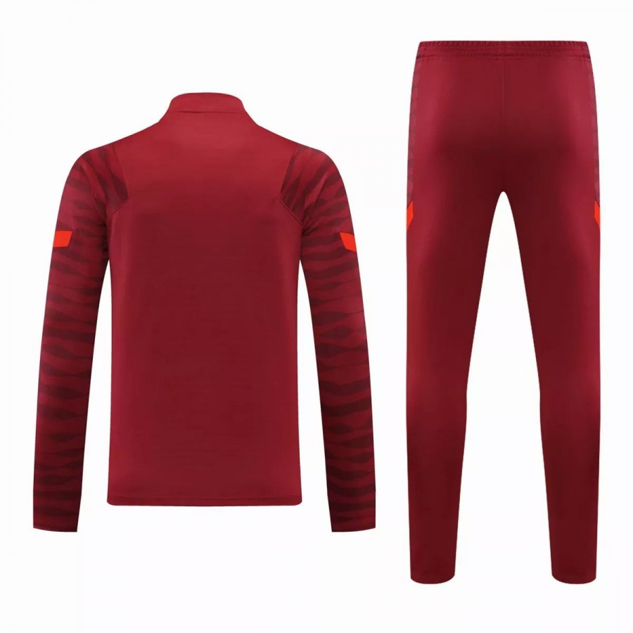 burgundy tracksuit