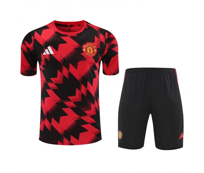 Manchester United Mens Pre Match Training Football Kit 2025-26