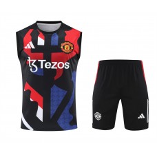 Manchester United Adult Pre Match Sleeveless Football Kit 2024-25