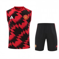 Manchester United Mens Pre Match Sleeveless Football Kit 2025-26