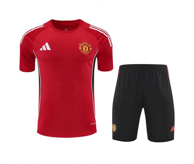 Manchester United Adult Pre Match Red Training Kit 2025-26
