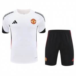 Manchester United Adult Pre Match White Training Kit 2025-26