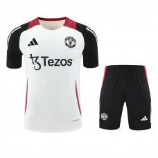 Manchester United Adult Off White Training Football Kit 2024-25