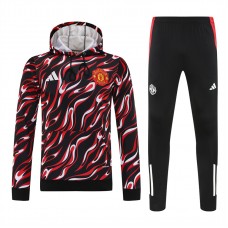 Manchester United FC Men's Pre Match Training Hooded Sweat Tracksuit 2025-26