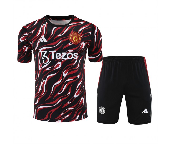 Manchester United Adult Pre Match Training Football Kit 2025-26