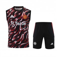 Manchester United Adult Pre Match Sleeveless Football Kit 2025-26