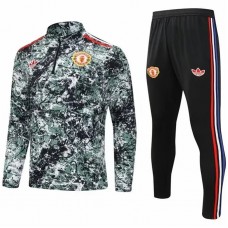 Manchester United Stone Roses Training Technical Football Tracksuit 2024-25