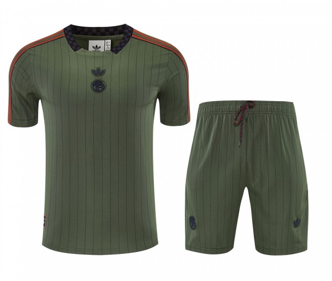 Bayern Munich Adult Terrace Icons Green Football Kit 2025-26