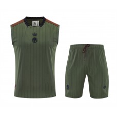 Bayern Munich Adult Terrace Icons Green Sleeveless Football Kit 2025-26