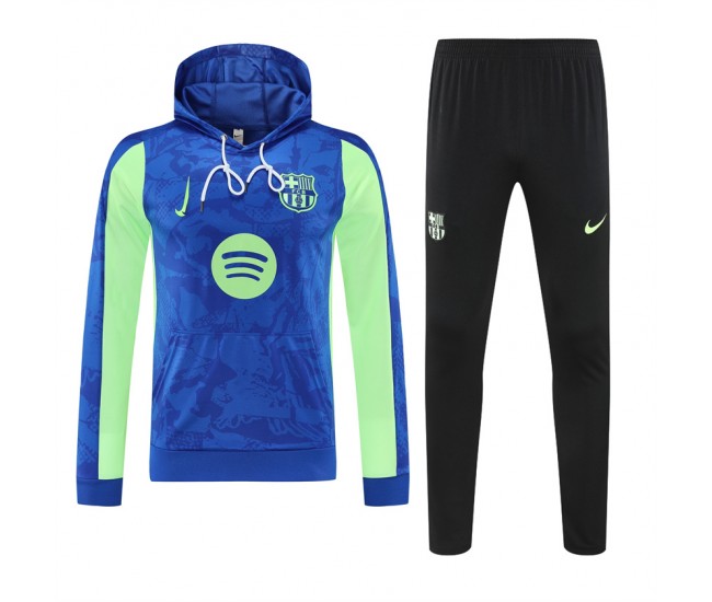 FC Barcelona Pre Match Hooded Sweat Tracksuit 2025-26