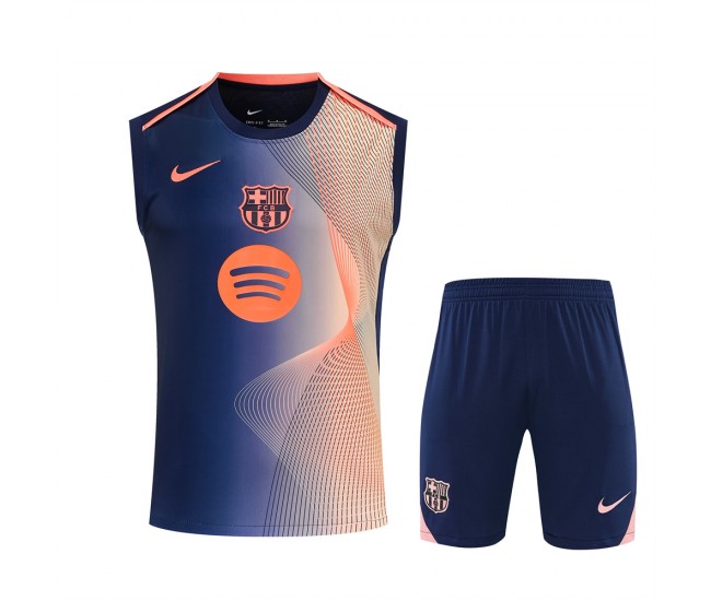 FC Barcelona Adult Pre Match Sleeveless Football Kit 2026-27