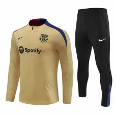 FC Barcelona Gold Training Technical Football Tracksuit 2024-25